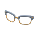 Squared Browline Glasses